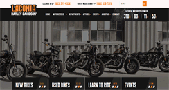 Desktop Screenshot of laconiaharley.com